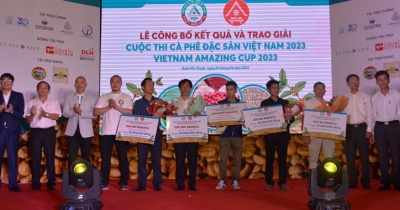 Trao giải Cuộc thi Cà phê đặc sản Việt Nam 2023